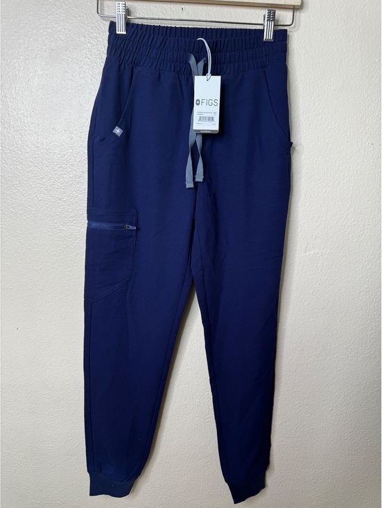 Figs Pants - FIGS Womens XXS Zamora High Waisted Jogger Scrub Pants Navy Blue NWT